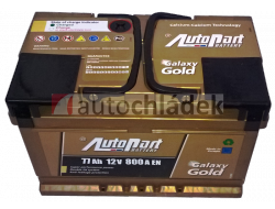 Autobaterie AUTOPART GALAXY GOLD 12V 77Ah 800A EN