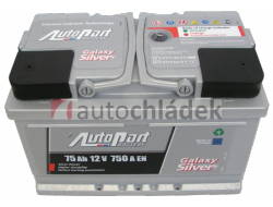 Autobaterie AUTOPART GALAXY SILVER 12V 75Ah 750A EN