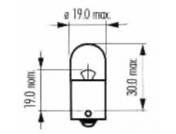 AUTOLAMP Žárovka 24V 5W BA15s LONG LIFE