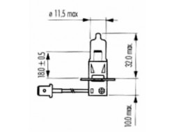 AUTOLAMP Žárovka H3 24V 70W PK22s