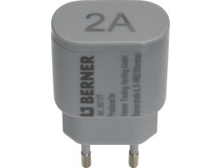 BERNER nabíječka 230V/USB 5V-2A