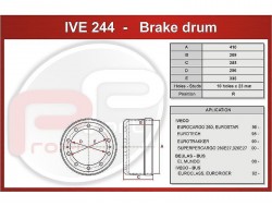 Buben brzdový IVECO ES, ET