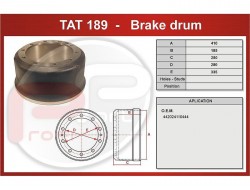 Buben brzdový TATRA 815 PN+ZN