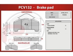 Deska brzdová PROFI PART 29171 BPW, SAF