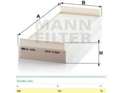 Filtr kabinový CU4795