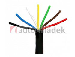 Kabel sedmipramenný 6x0,6+1x1mm