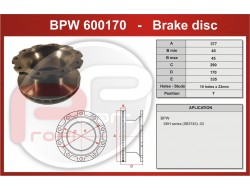 Kotouč brzdový BPW SHSF 9010 ECO-PLUS 377x169,5x45 mm