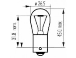 MAGNETI MARELLI Žárovka 24V 21W BA15s HD