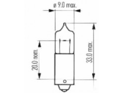 NARVA Žárovka H21W 24V 21W BAY9s
