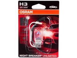 OSRAM Žárovka H3 12V 55W PK22s NIGHT BREAKER UNLIMITED+110%