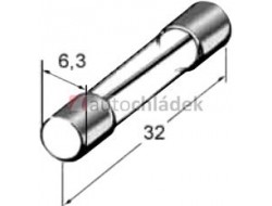 Pojistka skleněná 7,5 A 6,3x32 mm