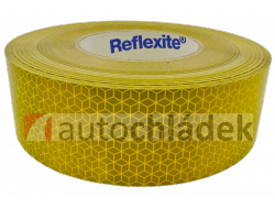 Páska reflexní žlutá samolepící - pevný podklad