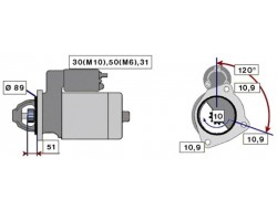 Startér 4kW/24V IVECO