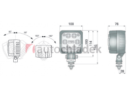 WESEM Světlomet pracovní LED