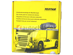 Deska brzdová TEXTAR 29108 29202 DAF, IVECO, MAN, MB, SAF, SCANIA, VOLVO