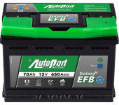 Autobaterie AUTOPART GALAXY EFB Start-Stop 12V 70Ah 650A EN