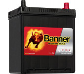 Autobaterie BANNER Power Bull 12V 40Ah 330A P40 25