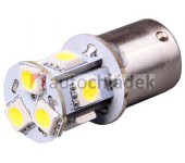 AUTOLAMP Žárovka 12-24V 5W BA15s 8xLED čirá