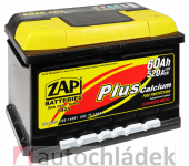 Autobaterie ZAP Plus 12V 60Ah 520A EN 56077