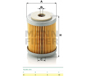 Filtr paliva P609 KAROSA, SOR