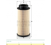 Filtr paliva PU941/1x SCANIA