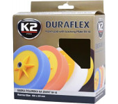 K2 DURAFLEX Leštící houba s úchytným talířem 150 x 50 mm černá