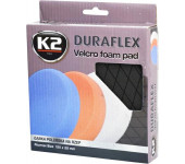 K2 DURAFLEX Náhradní leštící houba 150 x 25 mm ČERNÁ