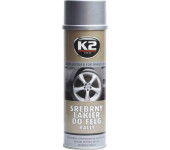K2 SILVER LACQUER FOR WHEELS RALLY 500 ml - stříbrný lak na kola, ochrana proti korozi