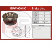 Kotouč brzdový BPW SKHBF 9010 ECO-PLUS-UNI od 05/03 377x45x160 mm
