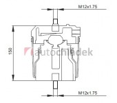 Měch pérování kabiny IVECO E.TECH 440E42