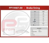 Obložení brzd MAN, MB, RVI 410x183x17x11,8 mm