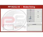 Obložení brzd PANAV 422x180x17x182 mm