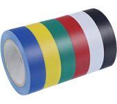 Pásky izolační barevné l=10m 6 ks