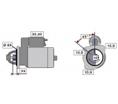 Startér 4 kW/24V RVI