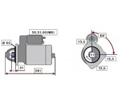 Startér 6.2kW/24V MB Actros