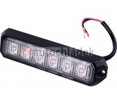 Světlo výstražné LED oranžové PREDATOR 6x3W