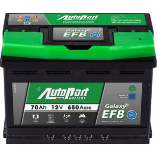 Autobaterie AUTOPART GALAXY EFB Start-Stop 12V 70Ah 650A EN