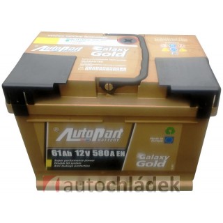 Autobaterie AUTOPART GALAXY GOLD 12V 61Ah 580A EN