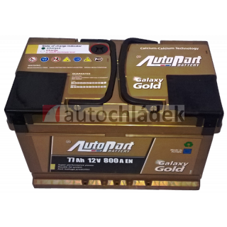 Autobaterie AUTOPART GALAXY GOLD 12V 77Ah 800A EN