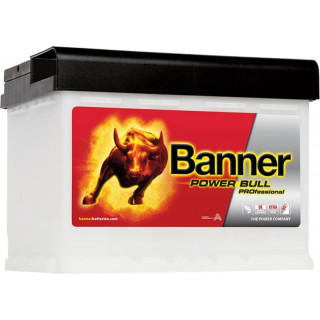 Autobaterie BANNER Power Bull PROfessional 12V 63Ah 620A P63 40