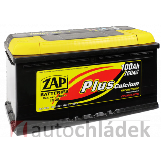 Autobaterie ZAP Plus 12V 100Ah 760A EN 60038