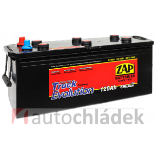 Autobaterie ZAP Truck Professional 12V 125Ah 690A EN 62513