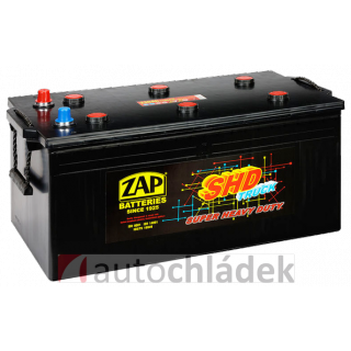 Autobaterie ZAP Truck Professional SHD 230Ah 12V 1200A EN (alternativa 220Ah/225Ah) 73011