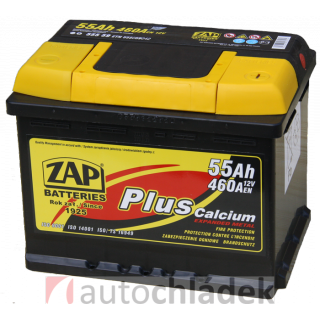 Autobaterie ZAP Plus 12V 55Ah 460A EN 55559