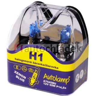 AUTOLAMP Žárovka H1 12V 55W P14,5s XENON BLUE 2 ks