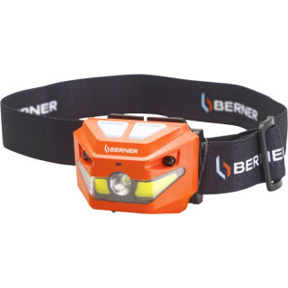 BERNER LED svítilna čelová se senzorem pohybu