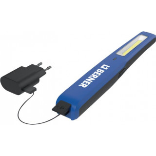 BERNER LED svítilna Pen Light Hybrid USB C + nabíjecí kabel USB typ C + nabíječka