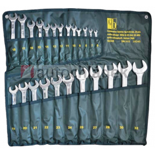 GK TOOLS Klíče otevřené/očkové 6-32 mm