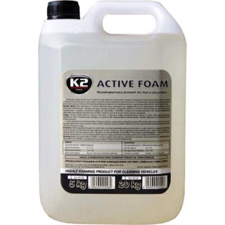 K2 ACTIVE FOAM 5 kg - vysoce pěnící produkt pro mytí vozidel