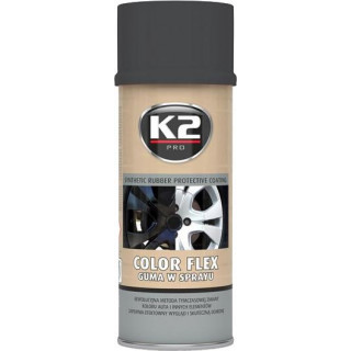 K2 COLOR FLEX 400 ml (černá matná) - ochranný nátěr ze syntetického kaučuku